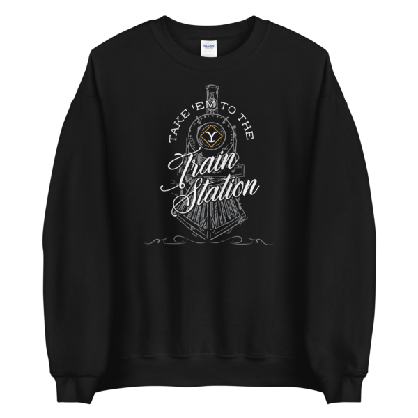 Train Station Fleece Crewneck Sweatshirt